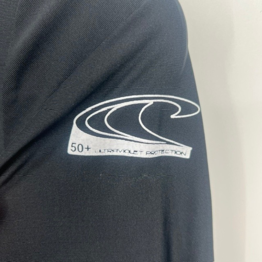 NWT ONeill Men's Basic Skins Long Sleeve Rash Guard Black UPF 50+ Sun Shirt XL - Picture 4 of 7
